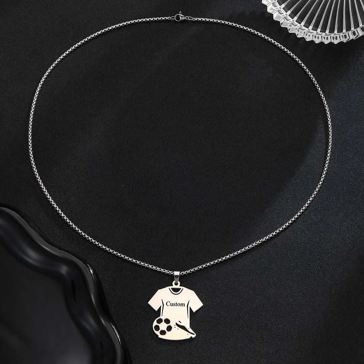 Kalung Liontin Jersey dan Sepa - Women Shoes Name ulasan dan harga