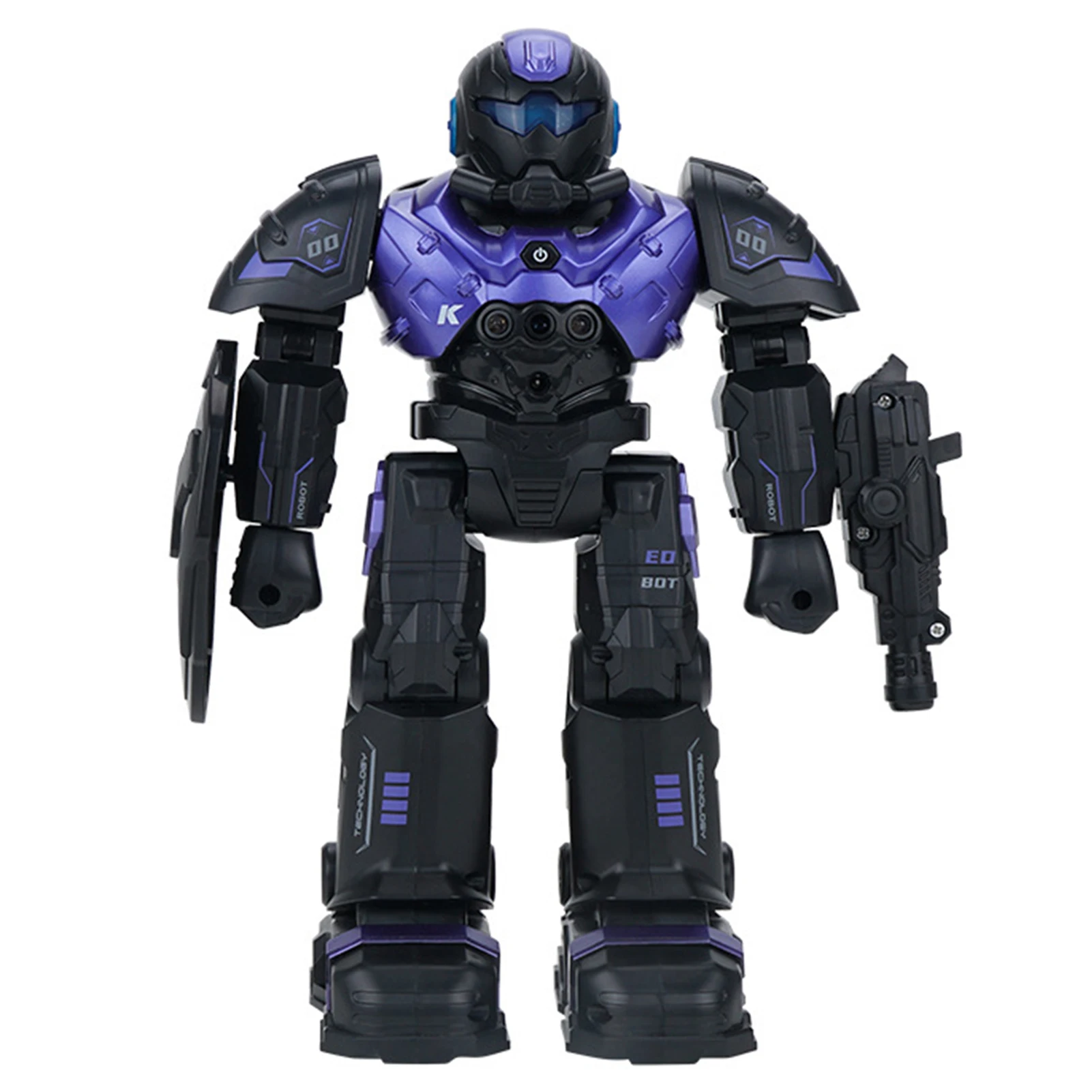 로보캅 춤추는 걷는 로봇 음악이 나오는 아기 장난감 음악과 LED 다채로운 깜박이는 불빛이 있는 소년 소녀용