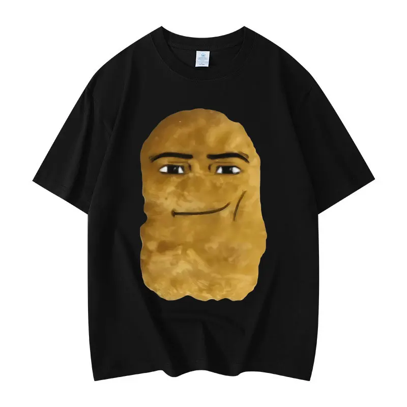 

Chicken Nugget Funny Meme T Shirt High Quality Fashion Harajuku T-shirt Unisex Casual Short Sleeve Cotton Summer Breathable Top
