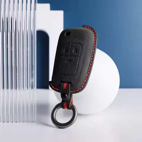 For Chevrolet Camaro Cruze SS Sonic Spark Aveo Epica for Buick Lacrosse Encore GL8 Regal Suede Car Key Case Shell Keychain