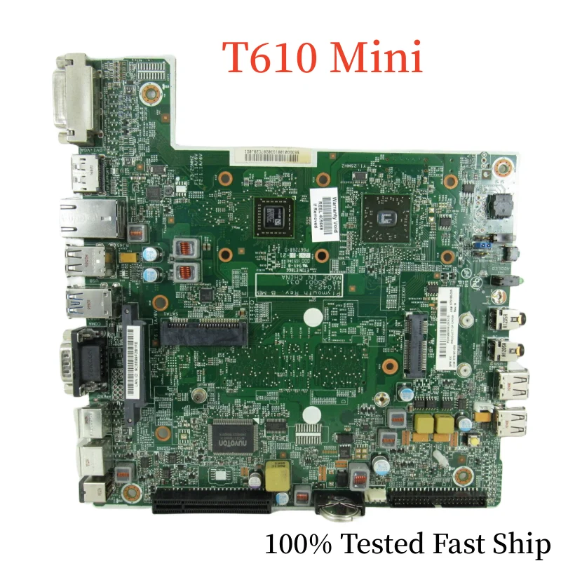 

675186-005 For HP T610 Mini Motherboard 11042-3 675187-000 Mainboard 100% Tested Fast Ship