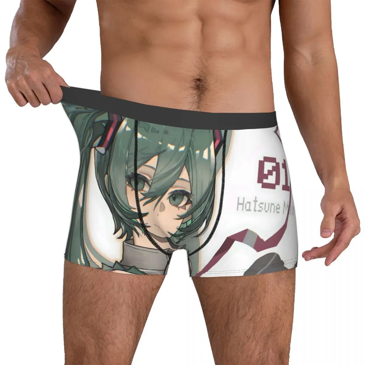 Männer Hatsune Miku Boxer Gag Unterwäsche Boxer Unterhose