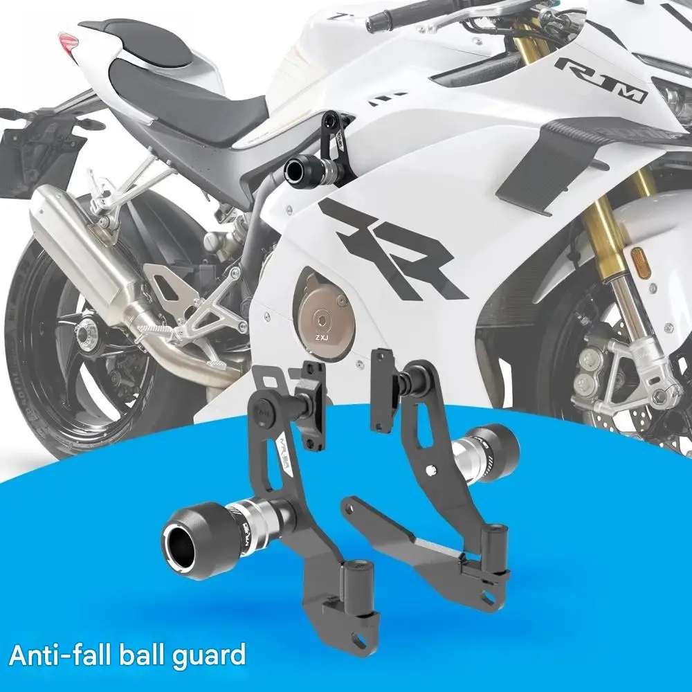 Crash Bar Sliders/Pucks for ZXMOTO 500RR (Zhang Xue Model) – Compatible with Racing-Style Crash Bars and Radiator Guards