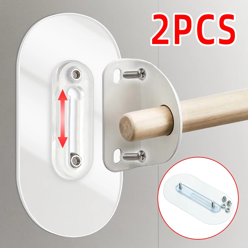 

Transparent Adjustable Strong Screw Stickers Double Nails Non Punching Waterproof Kitchen Screws Hooks Bathroom accessories