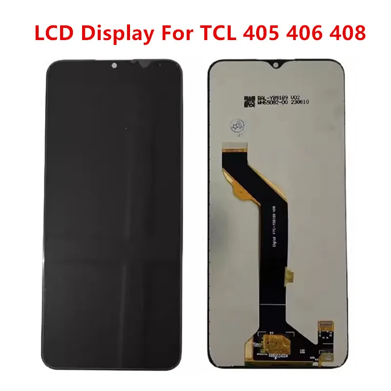 

Screen Panel For TCL 405 406 408 6.6" LCD Display Middle Front Frame Outer Touch Glass Digitizer Repair Phone Replace Parts