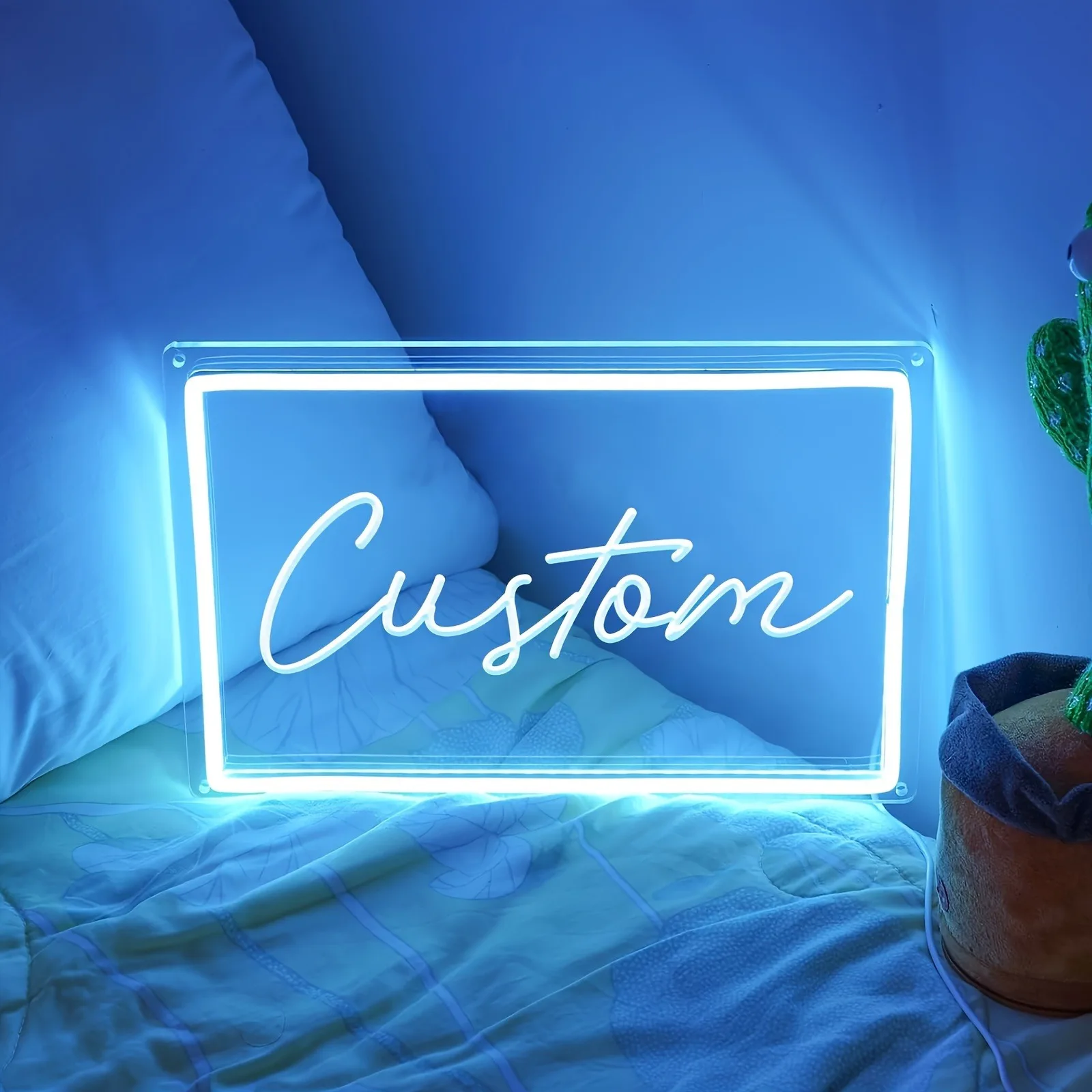 Custom Neon Sign Big Size LED Neon Light Wall Decor for Home Business Events Customizable Neon Name Signs for Room Decoration
