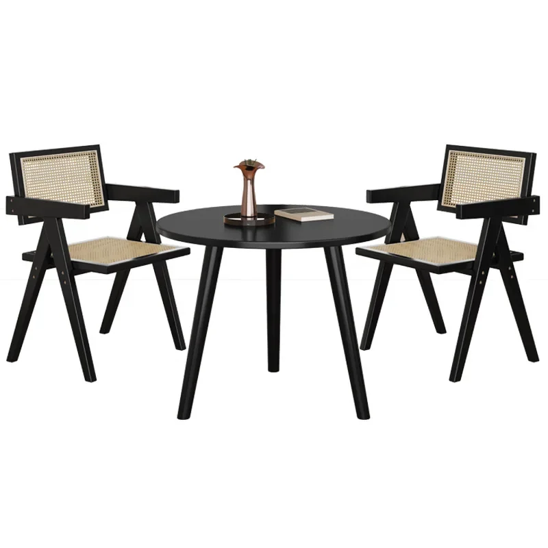 

Nordic solid wood dining , Chandigarh , balcony small round table