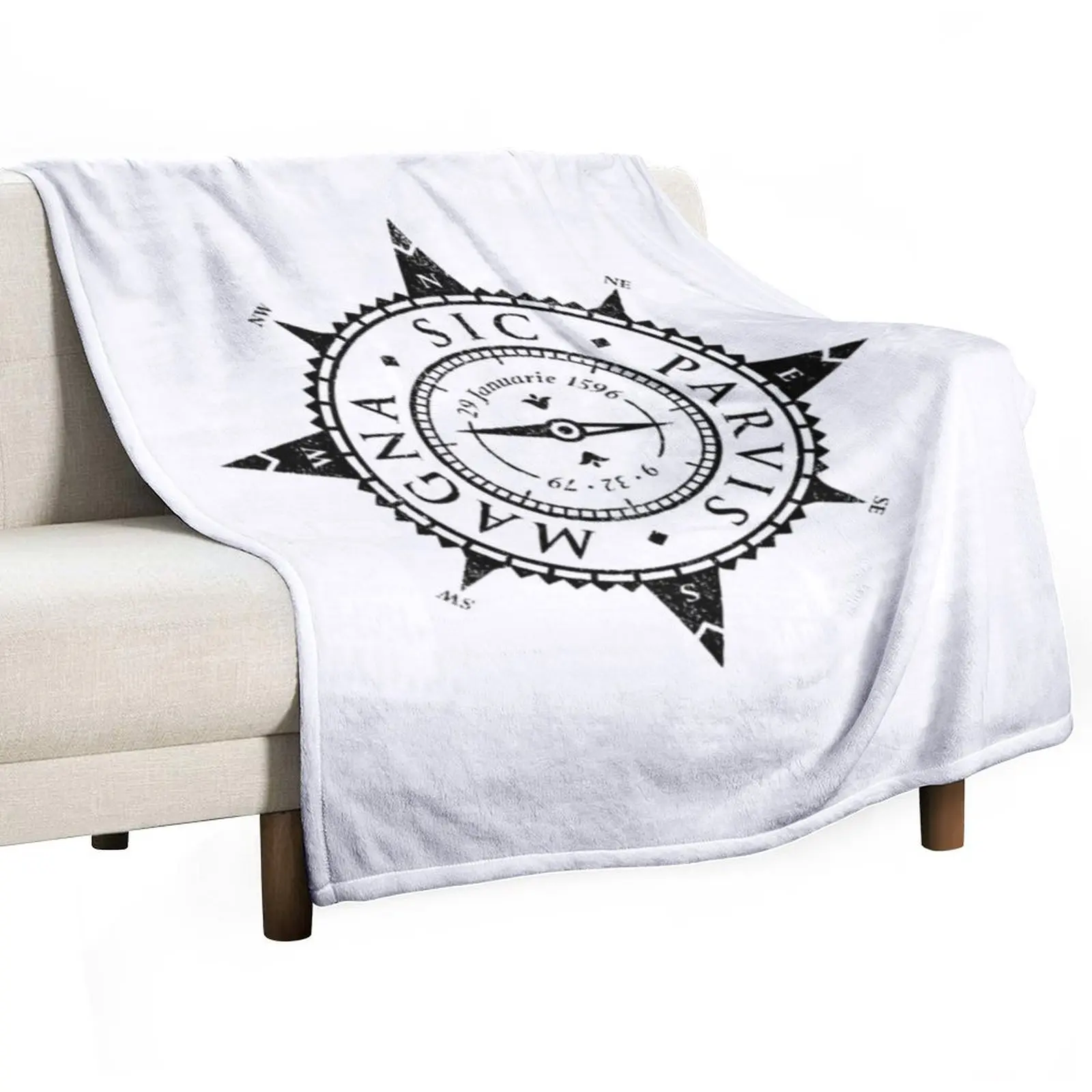 Uncharted Adventure black Throw Blanket Thermals For Travel Personalized Gift Large Hair Blankets