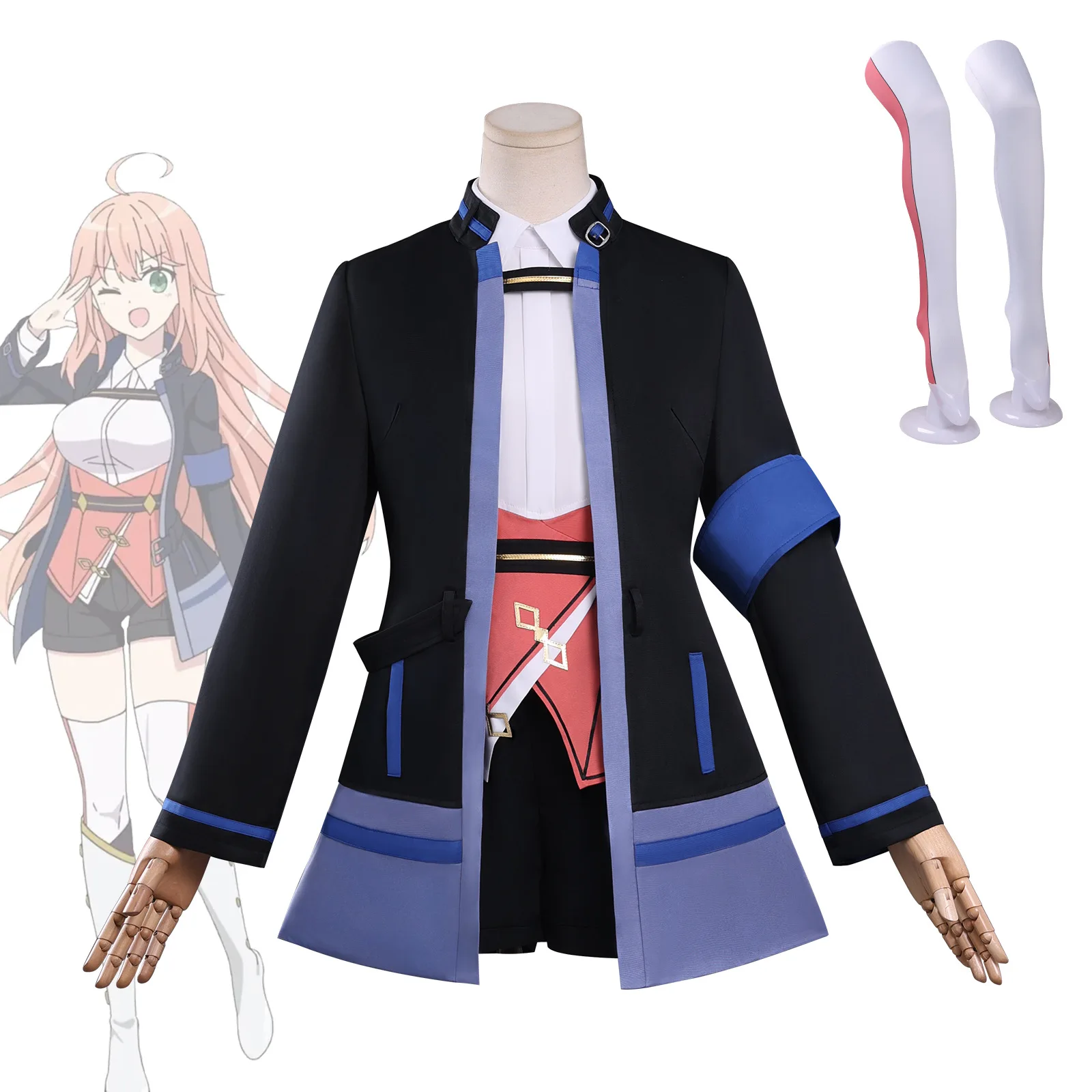 

Caroline Ingrotto Uniform Suit Cosplay Costumes Anime Character Halloween Masquerade Performance Clothing for Adults Women