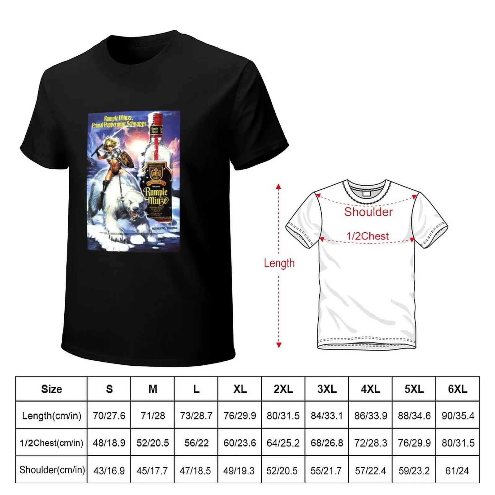 Rumple Minze Primal Peppermint T shirt Classic T-Shirt Big and Tall Basic Tee Shirt