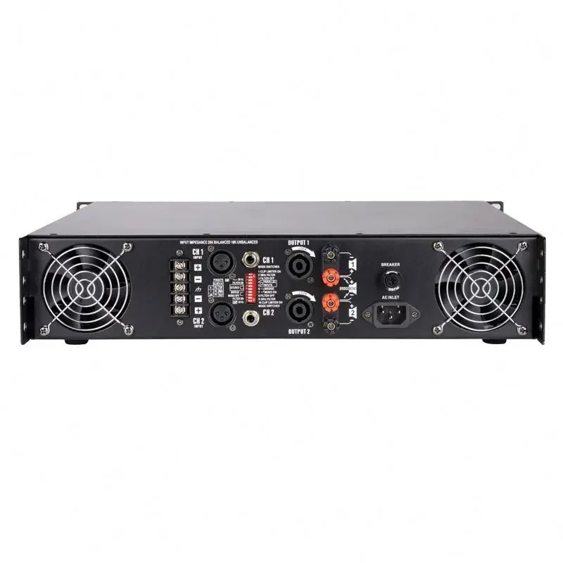 High standard 4000 watt power amplifier sound power amplifier 3 u white front panel ca20 high power professinal