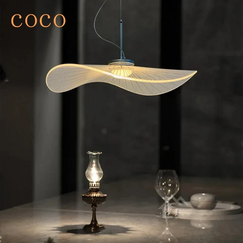 

Postmodern LED Hanging Chandelier Classic Lotus Restaurant Chandelier Living Room Bedroom Study Ceiling Lighting Fixtures