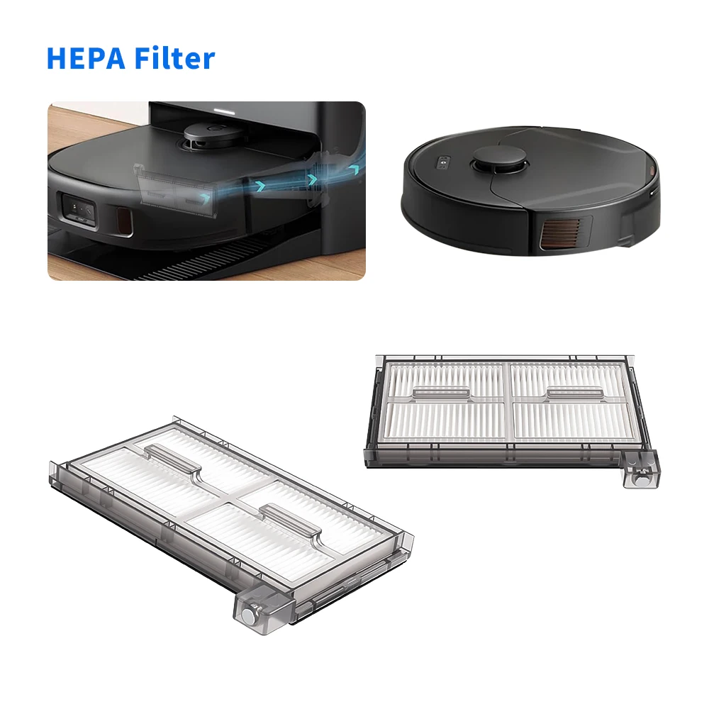 For Eufy X8 Pro For Eufy X8 Pro SES Robot Vacuum Cleaner Accessories Hepa Filter Compatible Part Replacement Superior Filtration