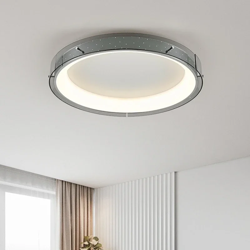 

SANDYHA Modern Minimalist LED Ceiling Light Eye Protection Creative Lampshade Design for Bedroom Living Room Decoration