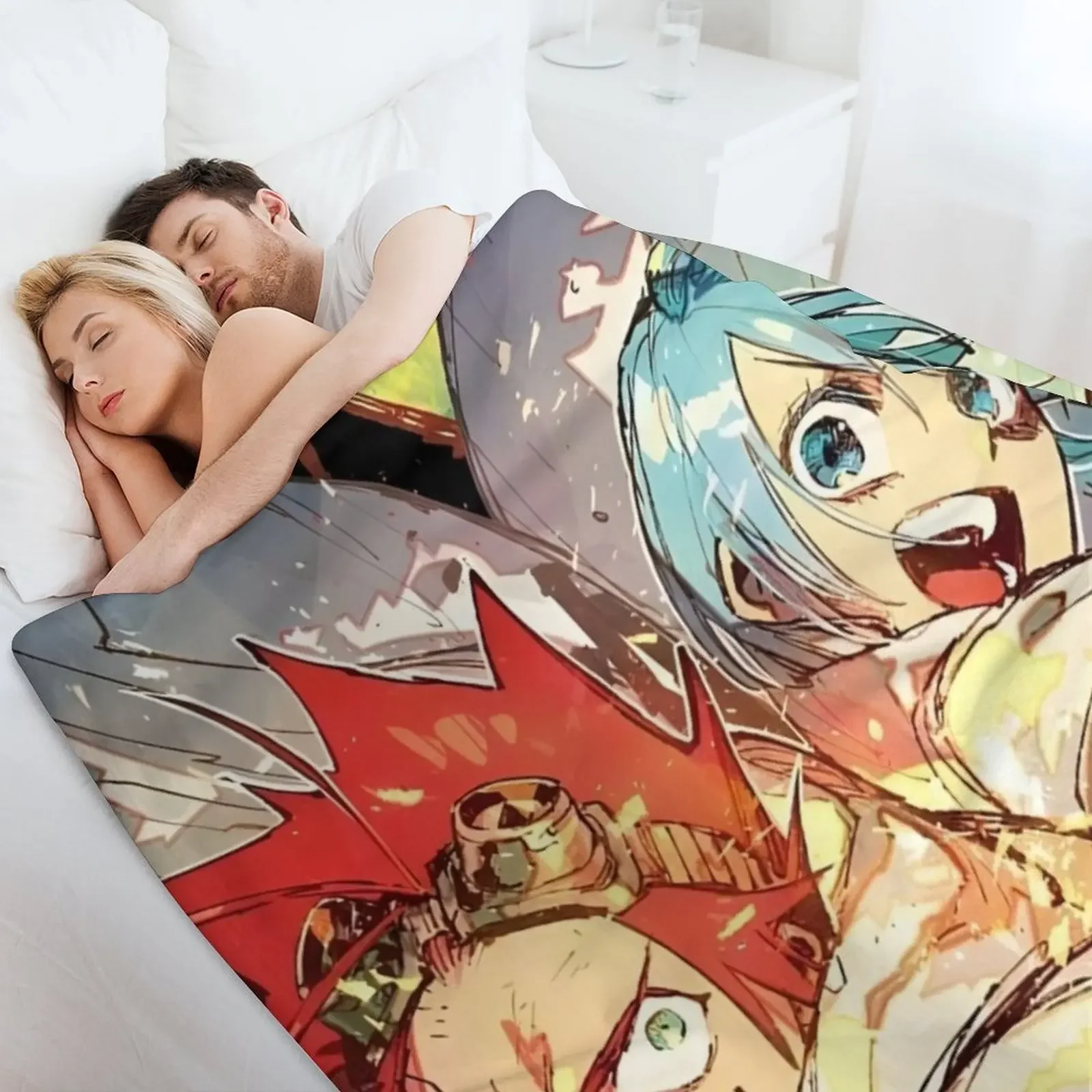 Sabikui Bisco - بطانية رمي اللوحة محشوة كبيرة جدًا، أفكار هدايا عيد الحب للتخييم