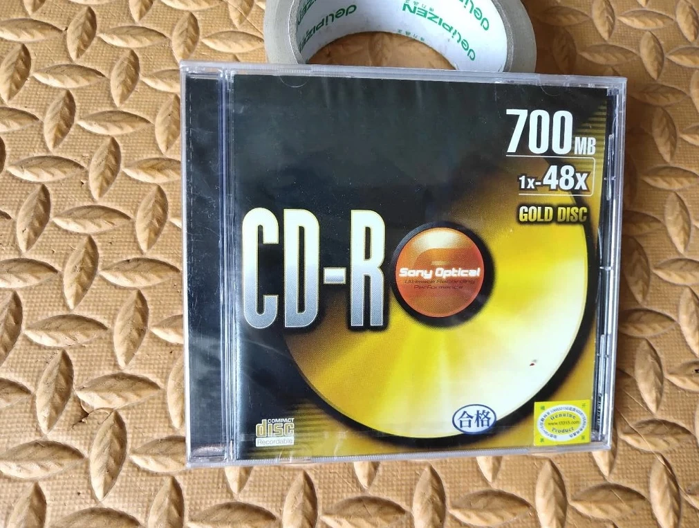 Suitable for sony cd-r single-chip boxed blank recording discs  5pcs