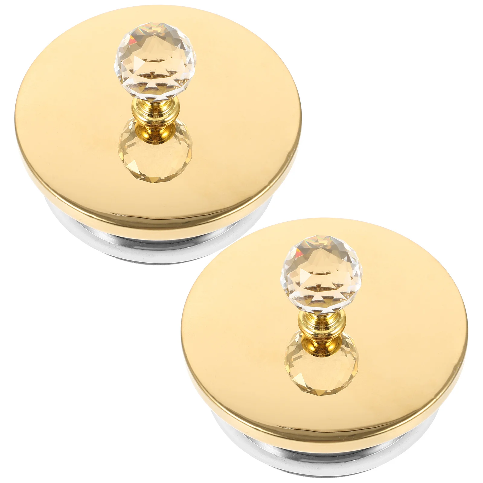 

2 шт. крышки из нержавеющей стали для стеклянного чайника, пластиковый материал, стильный дизайн, легко чистится, идеально подходит для чайника