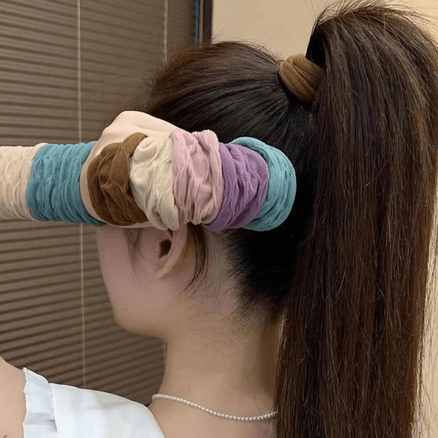 

5 шт., женские эластичные резинки для волос, высококачественные резинки для волос для девочек, резинки для волос, модные аксессуары для волос, резинки для волос