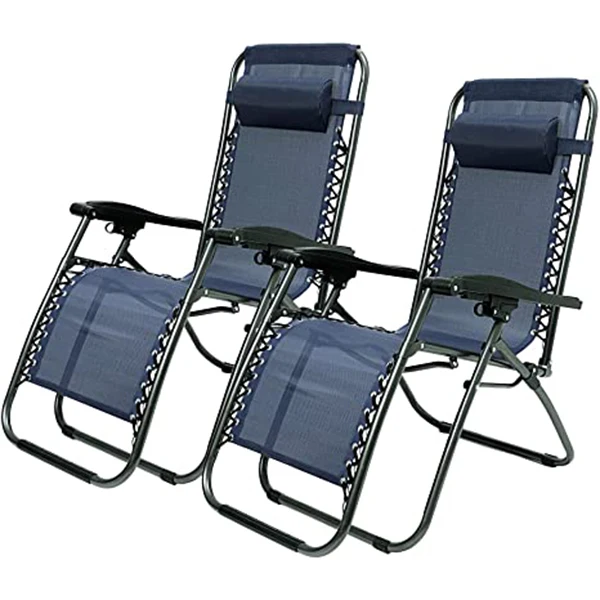 كراسي استلقاء للتشمس في الحديقة بدون جاذبية، كرسي صالة فاخر مبطن كبير الحجم #3