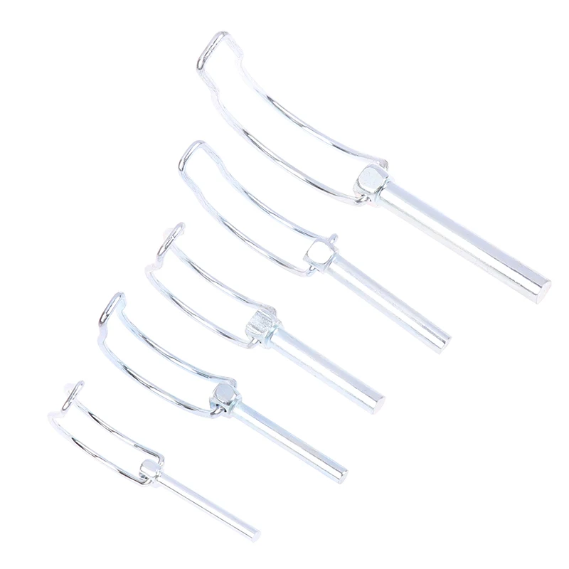 Segurança Pin Carrinho de Bicicleta, Carga Barco Engate Gancho Clip, Primavera Pin, Linha Dupla Bloqueio Pin, Ear Pin Hardware, M4.5, M6, M8, M10, Novo