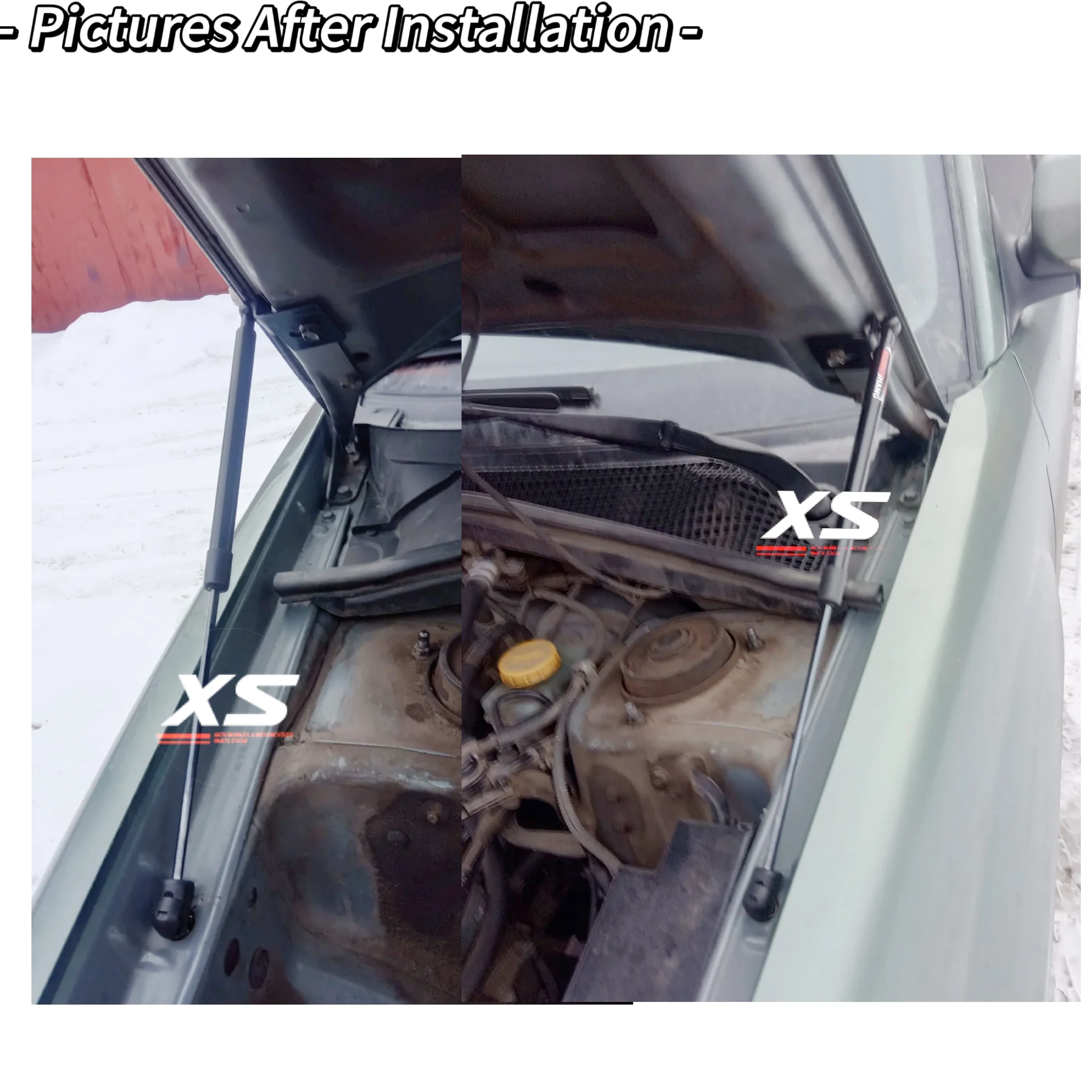 スバルフォレスターsg 2003-2008用フロントフードストラップ,ボンネット変更,リフトサポート,ダンパー,ピストンロッド,シリンダー,ベリンプロップアーム