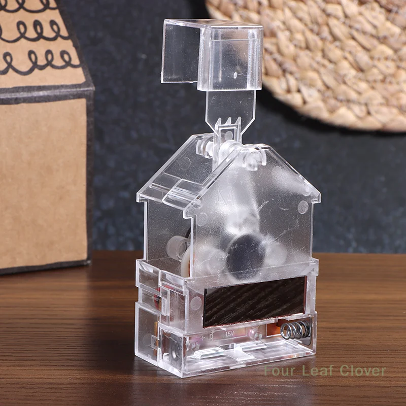 1Pc Accessori per display oscillante automatico Supporto Wobbler acrilico a energia solare creativa Fai da te Scuotere automaticamente la testa Decorazione dell'auto modello