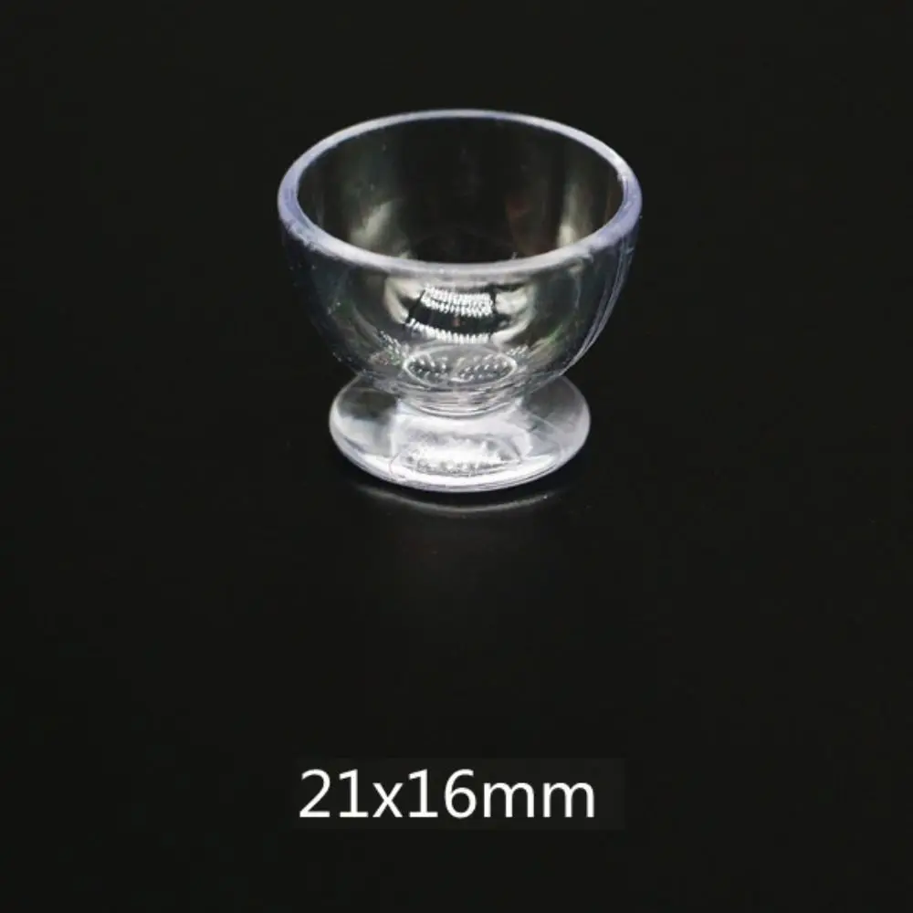 

10Pcs/Set Simulation 1:12 Dollhouse Furniture Water Cup Juice Glass Dollhouse Wine Glass Miniature Red Wine Glass