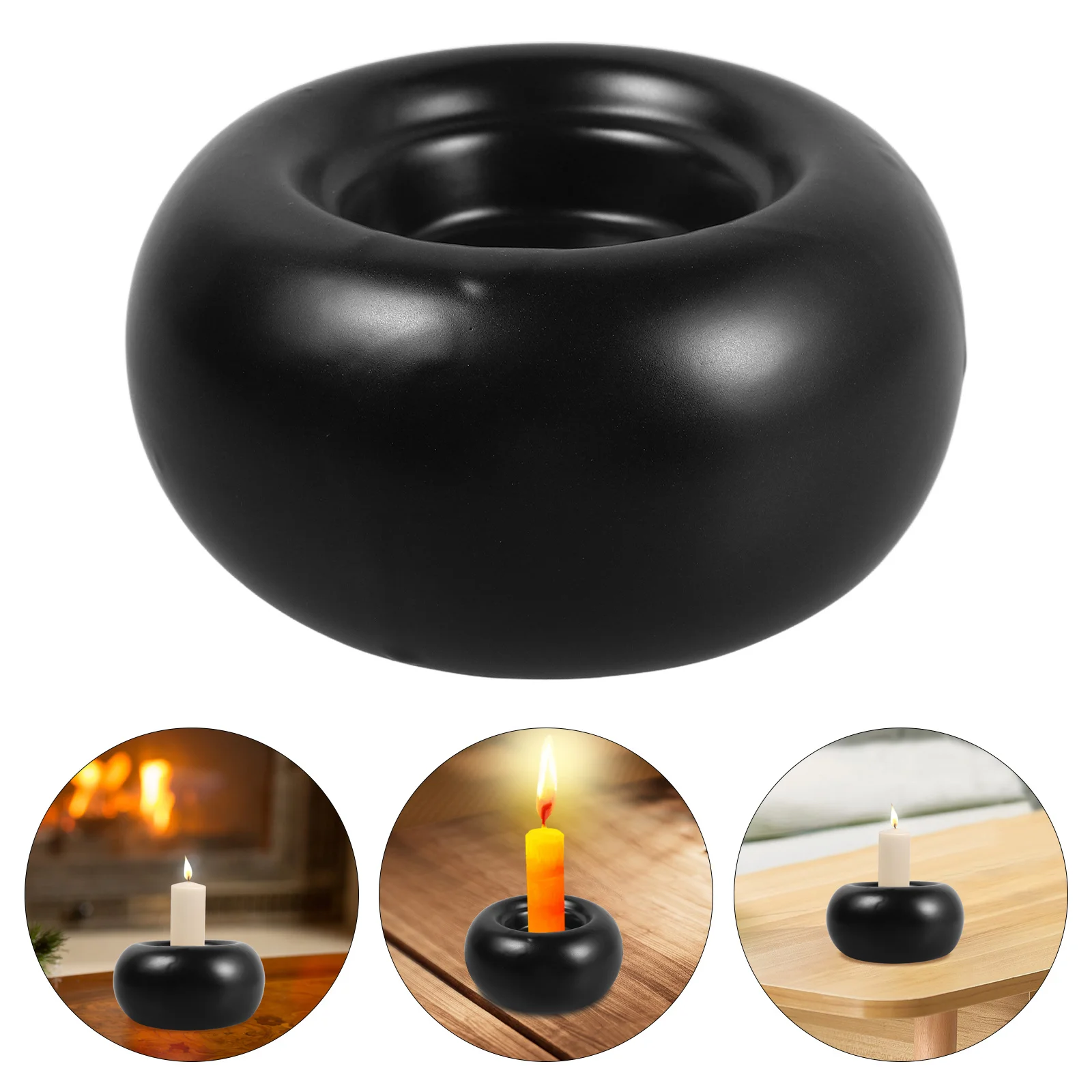 

Ceramic Holders Tea Lights Taper Candles Modern Table Decor Dining Room Christmas Party Centerpieces Rustic Candlestick