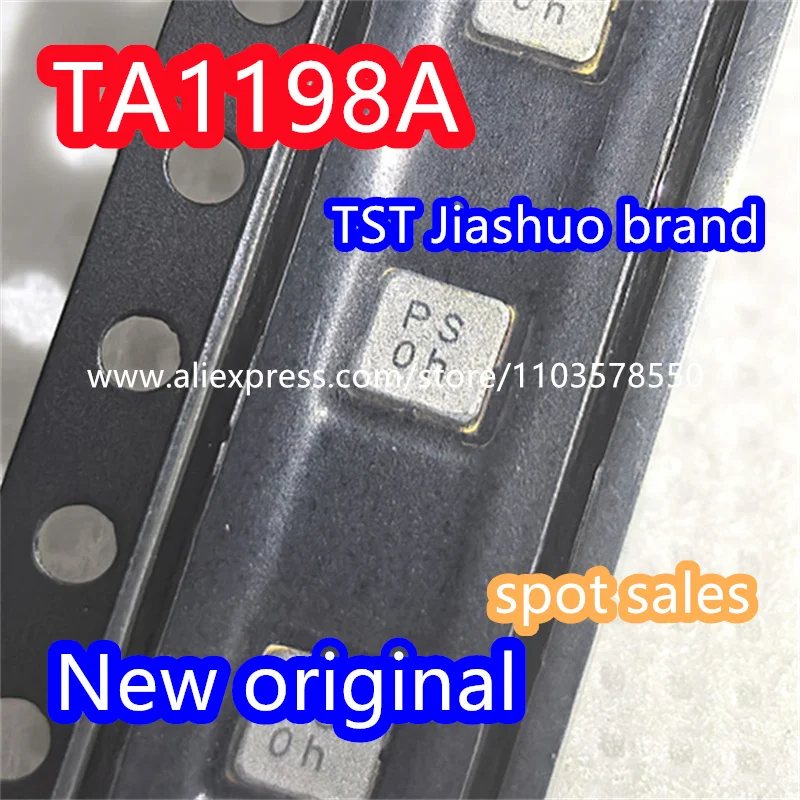 (10PCS) TA1198A code PS brand new genuine 2450MHz packaged SMD SAW filter  in stock