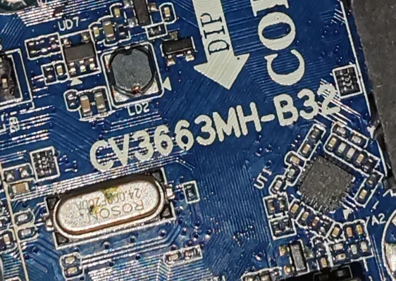 CV3663MH-B32 Three in one LED TV motherboard, physical photo, tested for  33V 580MA