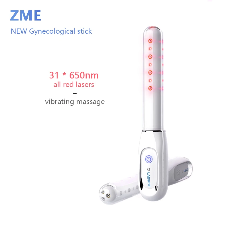 ZME Vaginal Tightening Machine Laser Device Blu-ray Vibrator Massage Vagina Inflammation Clean Firming Vagina Rejuvenation Wand