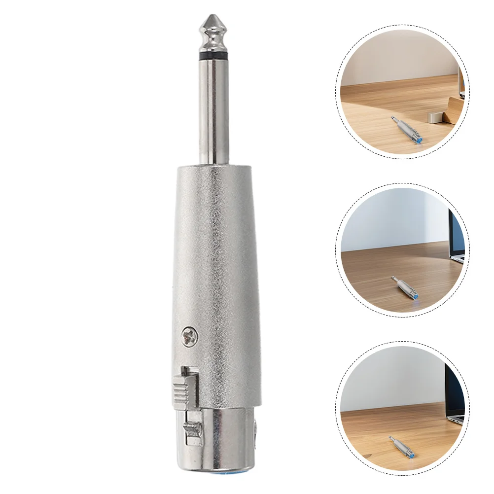 

6Pcs Xlr Microphone Adapter 6.35mm Male to Female Converter High Fidelity Audio Mic Connector for Studio Mixer Performance