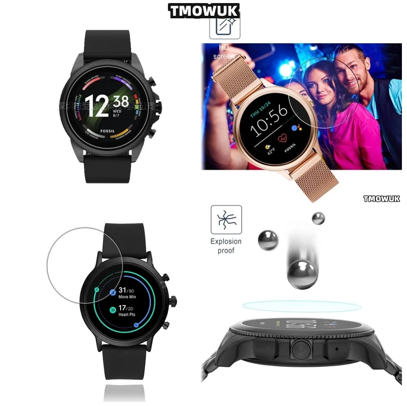 

For FOSSIL Gen 5 5E 6 42MM 44MM UV Protection Layer, Shields Screen From Harmful Rays