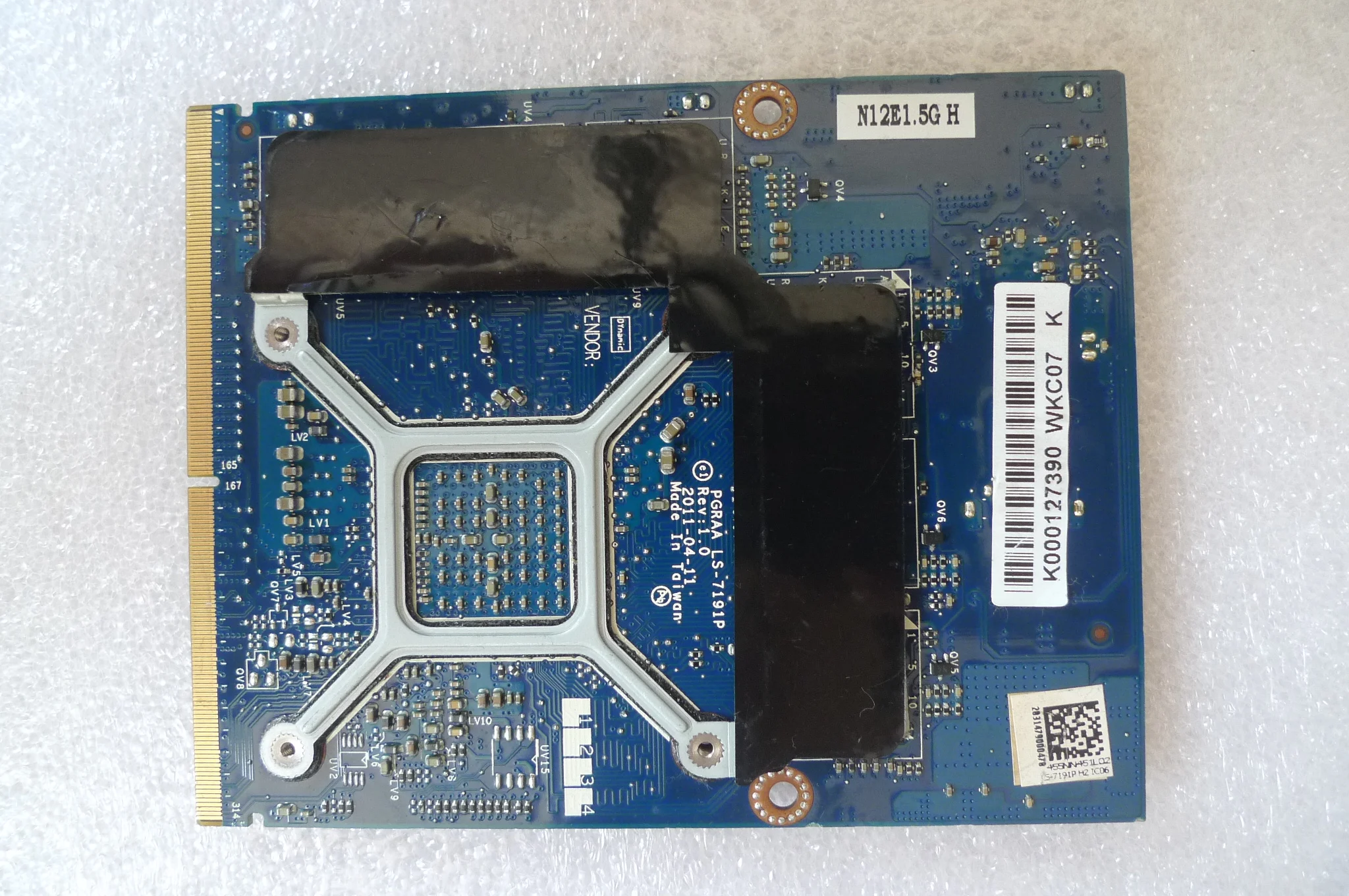

GTX560M GTX 560M 1,5 ГБ N12E-GS-A1 ДЛЯ TOSHIBA X770 X775 Видеокарта для ноутбука GPU K000127390 PGRAA LS-7191P