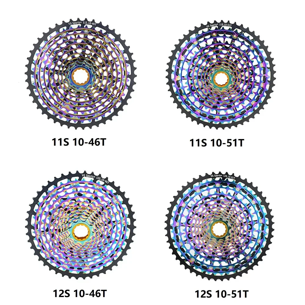 الملونة MTB 11 12S 10-46T/10-51T XD ULT كاسيت في نهاية المطاف دراجة هوائية جبلية K7 ضرس دراجة عجلة حرة ل النسر GX SX NX M9100