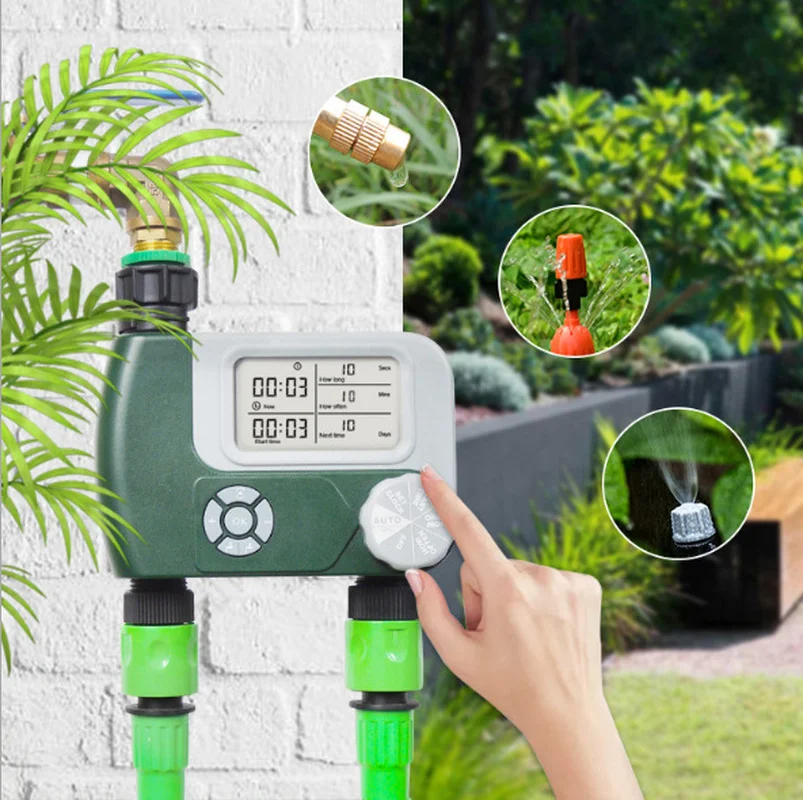 

Programmable Irrigation Controller Faucet Hose Timer Automatic Flower Watering Timer Garden Controller Sprinkler Tools