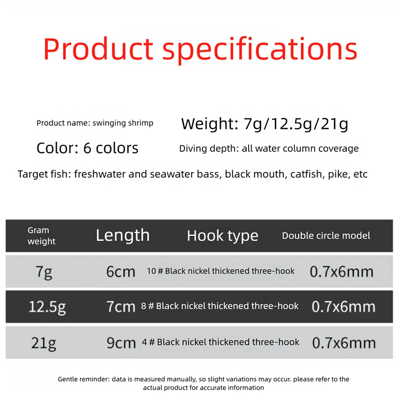7 جرام 21 جرام الروبيان إغراء الرصاص تهزهز رئيس T الذيل جراد البحر الصيد السحر VIB الطعم الناعم مع خطاف ثلاثي وخطاف واحد ل باس بايك