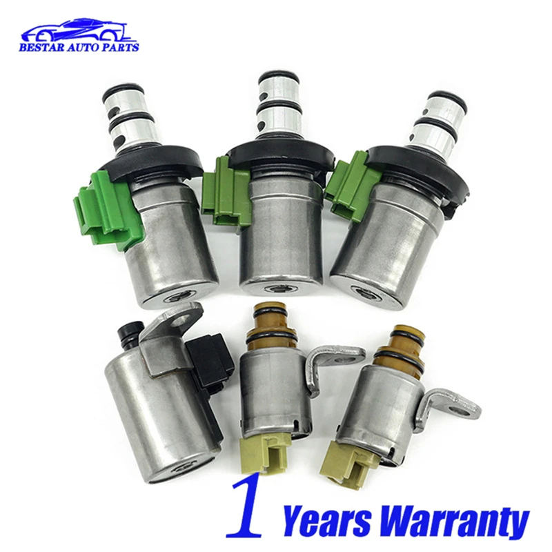 

4F27E 6PcsSet 48420K-R D48421A Transmission Shift Solenoid Valve Auto Parts For Ford Fiesta Mazda Cars