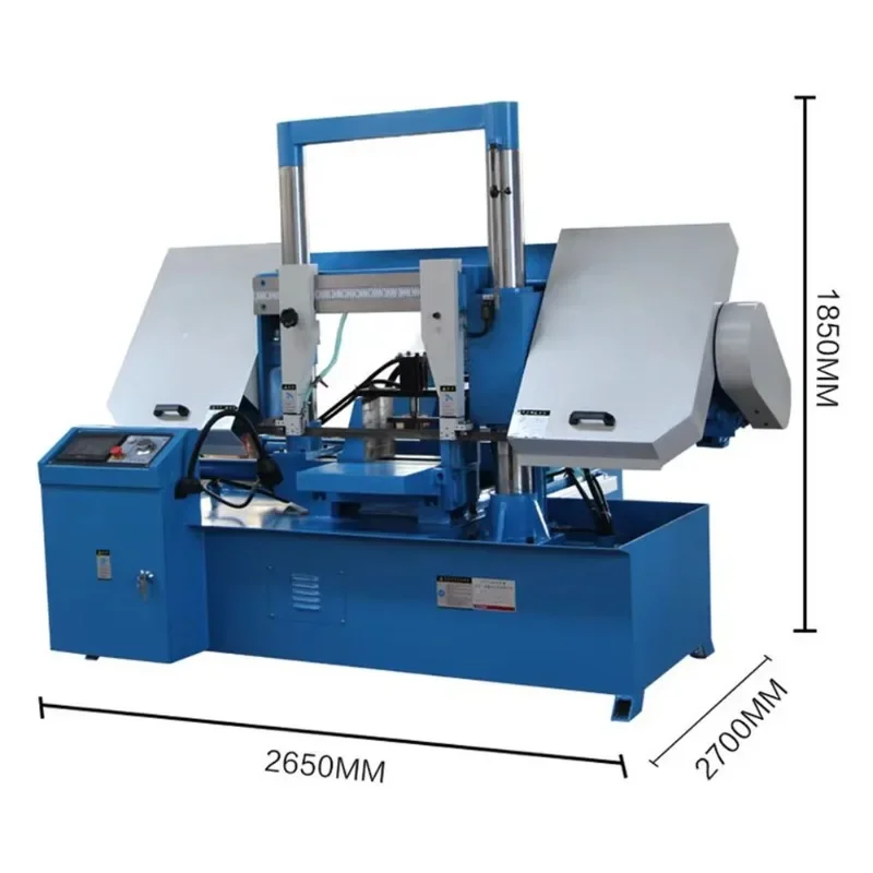 China Automatic Horizontal Metal Band Saw Machines 300*300mm Saw Cutting Machine