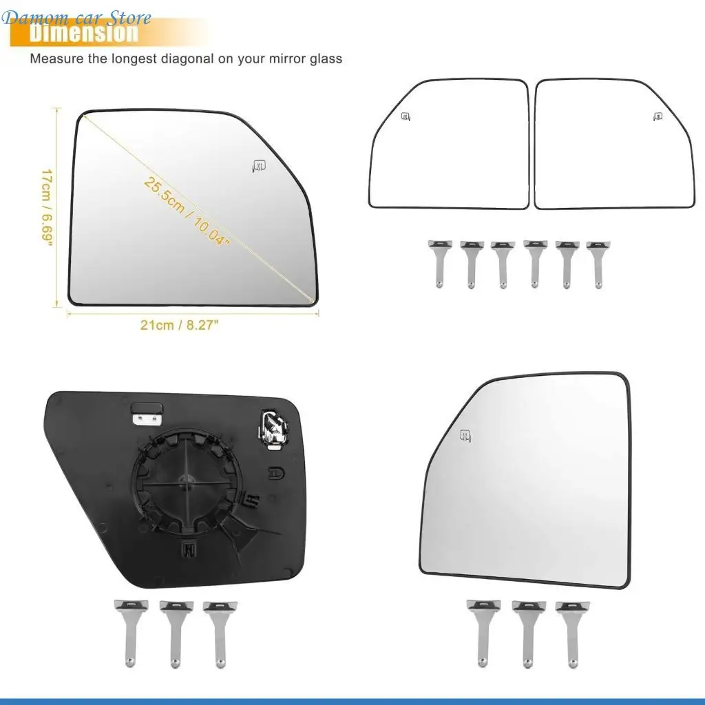 

A2UC Replacement Heated Glass for F150 F250 F350 2015-2020 Pickup FL3Z17K707D