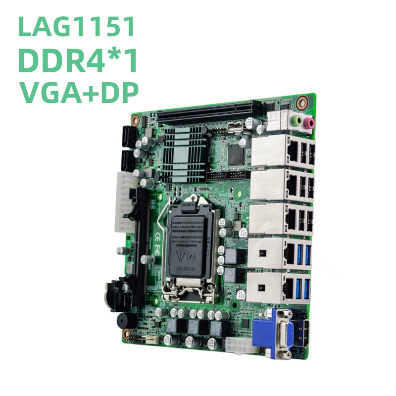 

adipcom 7590 Motherboard (LGA 1151) Vision-Specific Industrial Board with Multi-Network Ports, Supports 8th/9th Gen Desktop CP