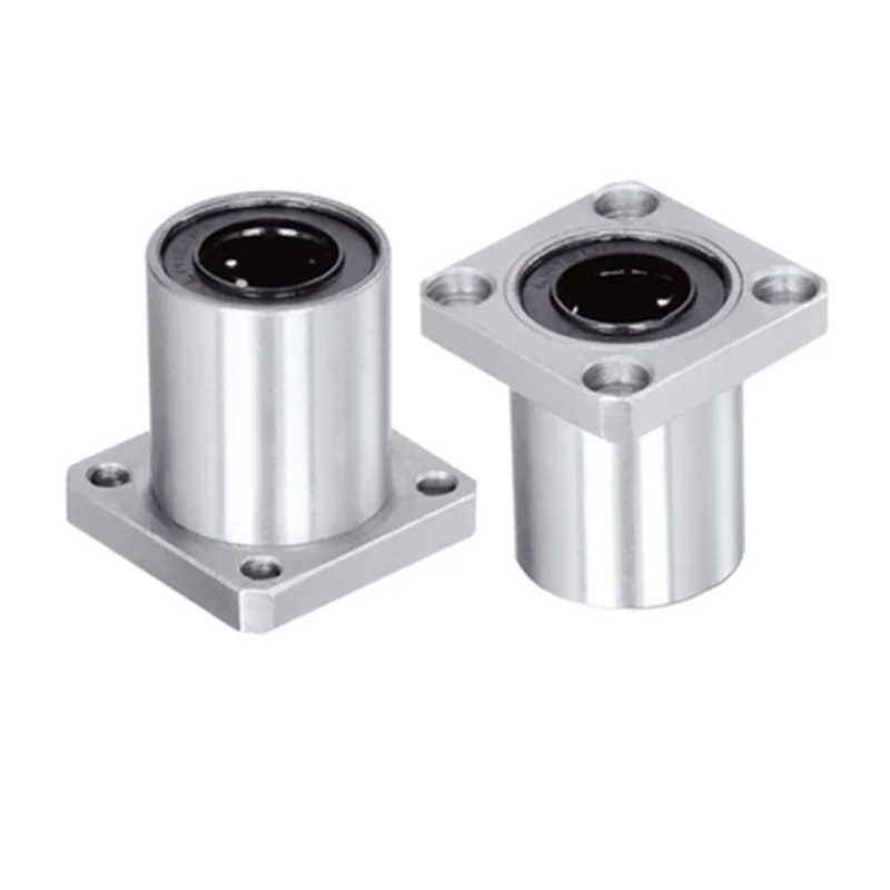1pcs Square Flange Linear Motion Bushing Ball BearingLMK6UU 8 10 12 13 16 20 25 30 35 40UU