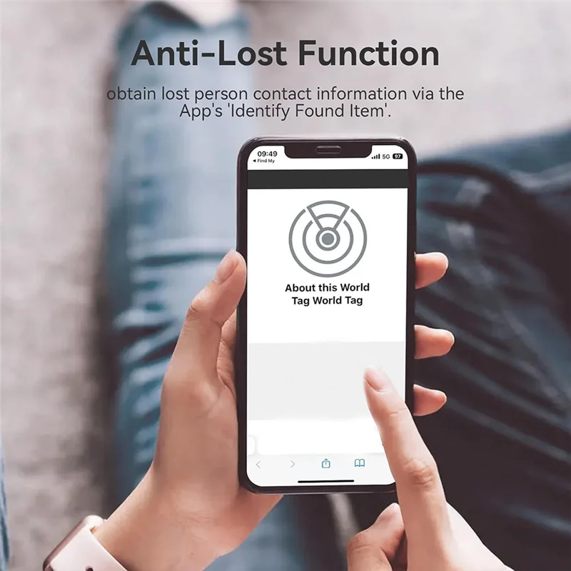 

Умный Bluetooth GPS-трекер ZIZI для детей, домашних животных, ключей, локатор с напоминанием о потере, совместимый с приложением Find My A