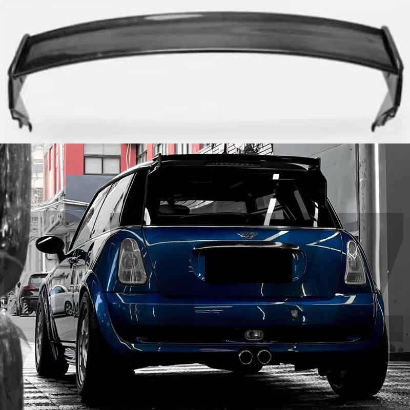 

For Mini R50 R51 Cooper S 2001-2006 high quality Carbon Fiber Rear Roof Spoiler Wing Trunk Lip Boot Cover Car Styling