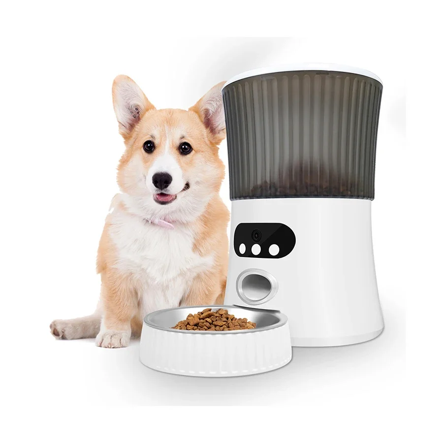 Wholesale Intelligent wifi Voice Record Automatic Pet Feeder Dog Cat Food Dispenser