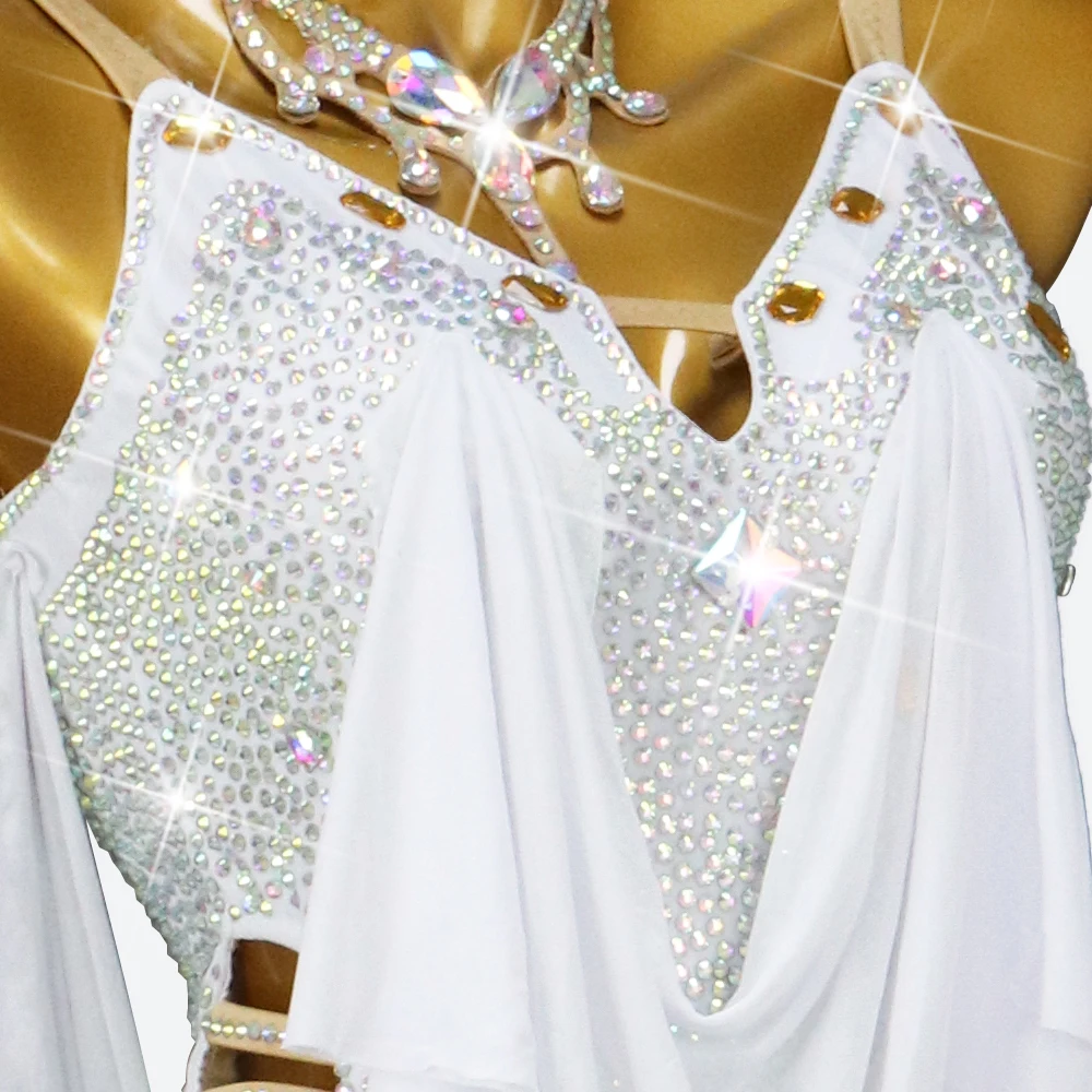 Vestido de dança latina das mulheres roupas de prática dancewear saia feminina meninas festas traje americano palco baile noite franjas terno