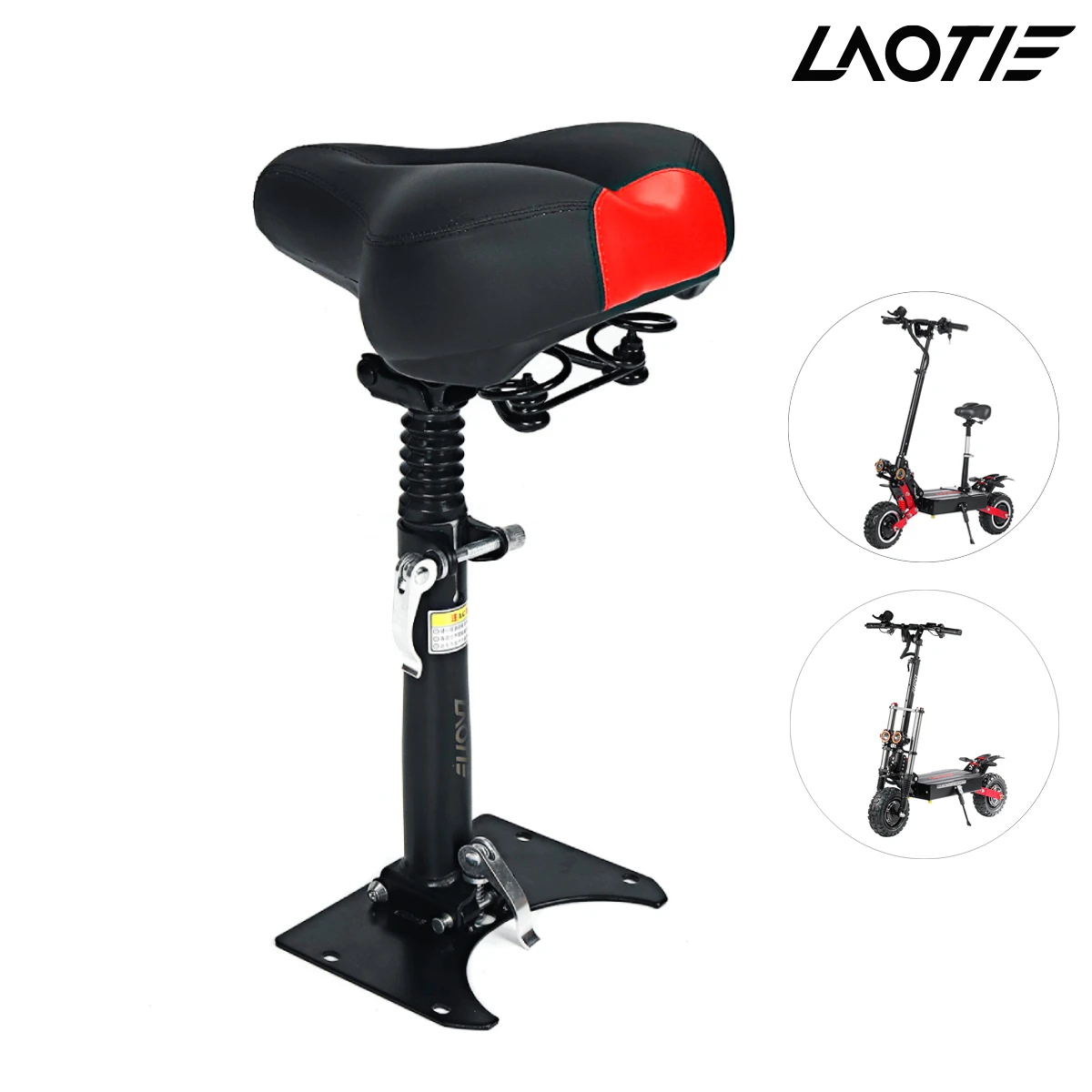 

Electric Scooter Saddle Seat For LAOTIE ES18 ES18P ES19 TI30 43-60cm Adjustable High Shock Absorbing Folding Chair Cushion