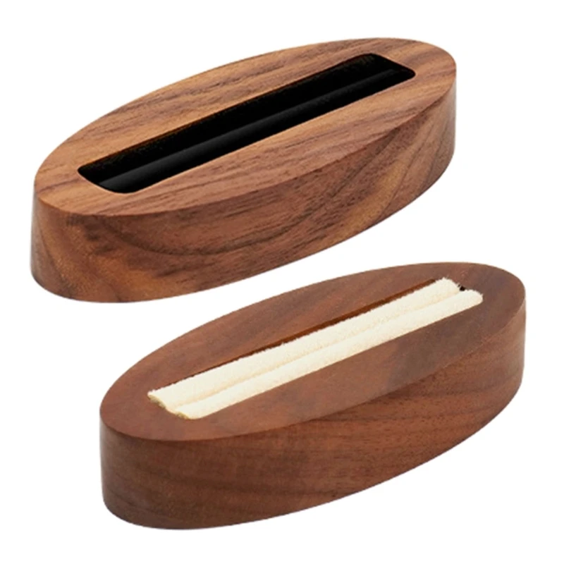 

Rings Storage Plate Earring Display Rack Wood Jewelry Gift for Girls HXBA