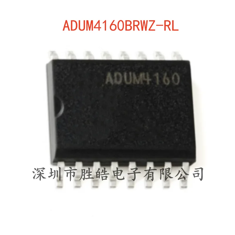 

(2PCS) NEW ADUM4160BRWZ-RL Full / Low Speed USB Digital Isolator Chip SOIC-16 ADUM4160 Integrated Circuit