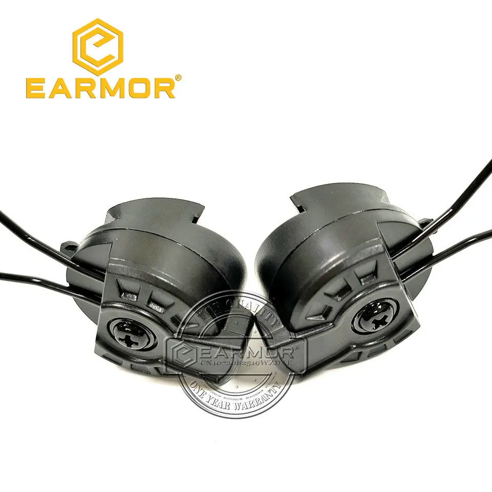 EARMOR HeadSet ARC & EXFIL Helmet Rails Adapter Attachment Kit Tactical Headphone Adapter for ARC Rail Helmet Accessories